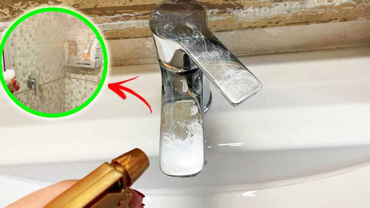 Deje grifos y duchas como nuevos con este desincrustante de baño 100% natural.