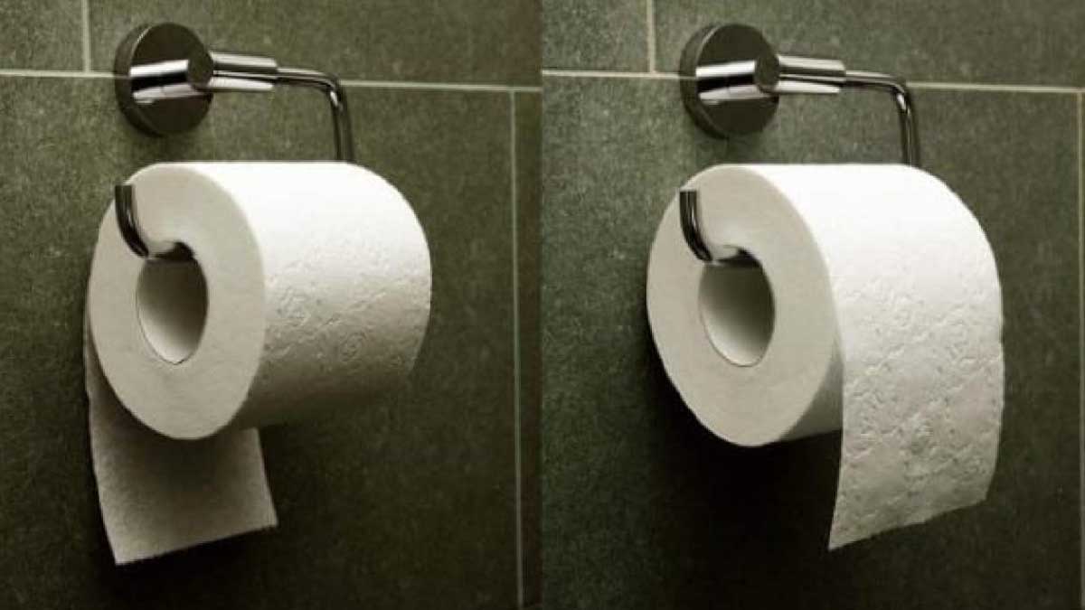 La forma en que colocas el rollo de papel higiénico puede revelar tu personalidad.