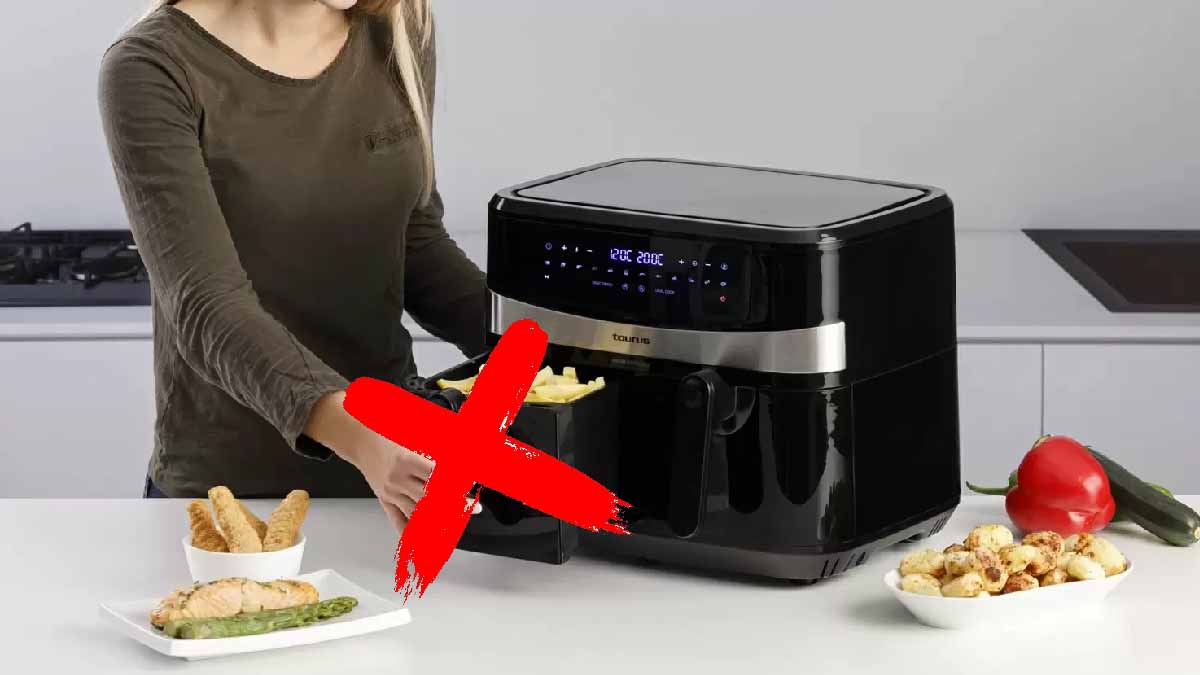 ¡No vuelva a cometer el error de poner estos 5 alimentos en una freidora de aire caliente!