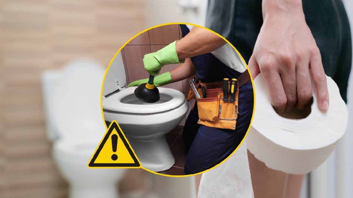 Papel higiénico: cuidado con este detalle, ya que corres el riesgo de atascar los desagües.