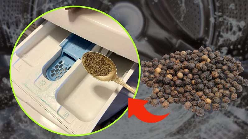Pimienta en la lavadora: por qué deberías probar este increíble truco