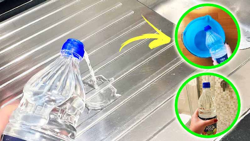 Utiliza vinagre blanco en la cocina en lugar de detergentes. ¡Te sorprenderán los resultados!