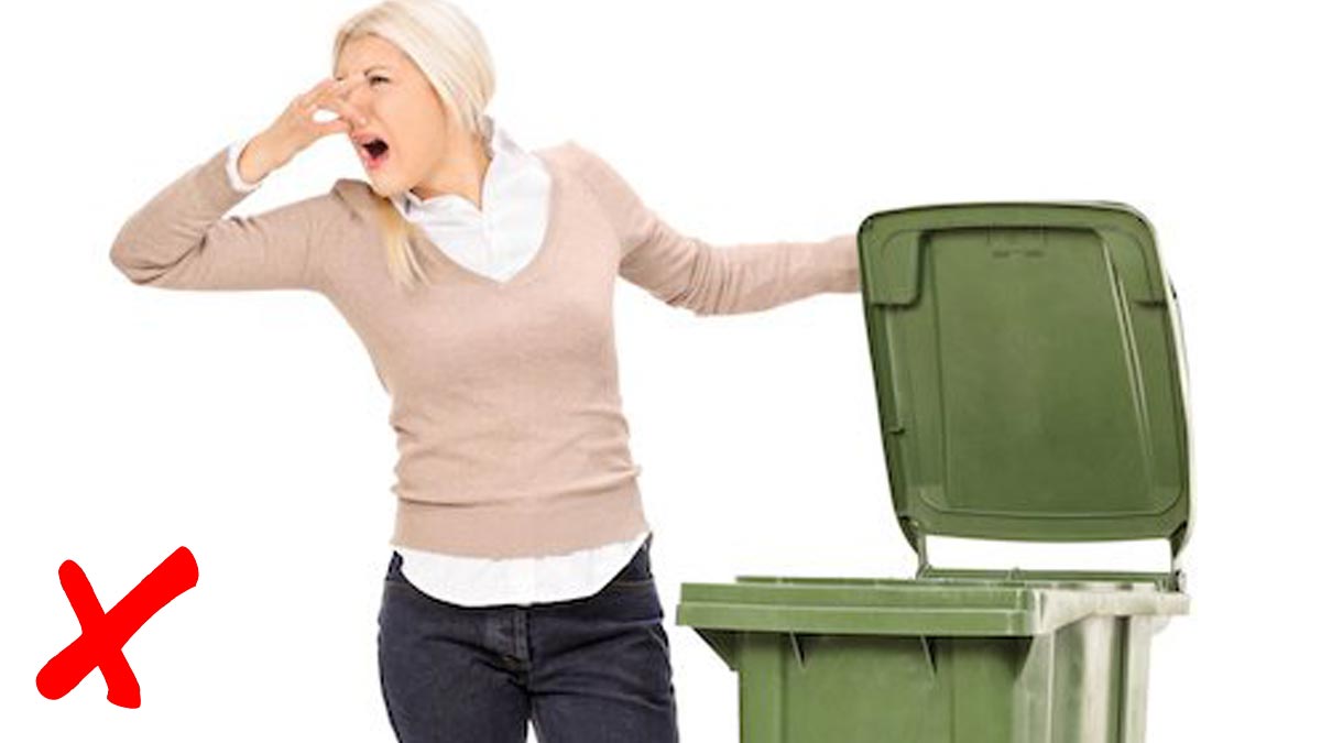 ¿Cómo se elimina el hedor de los cubos de basura?