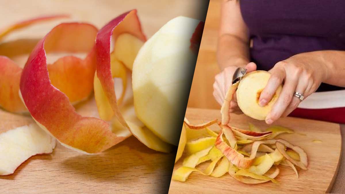 Peladuras de manzana: ¡es un gran error tirarlas! Te sorprenderá lo que puedes hacer con ellas.
