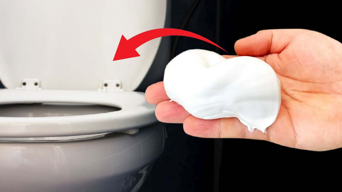 ¡Pon crema de afeitar en el retrete y mira lo que pasa! No podrás creer lo que ven tus ojos.