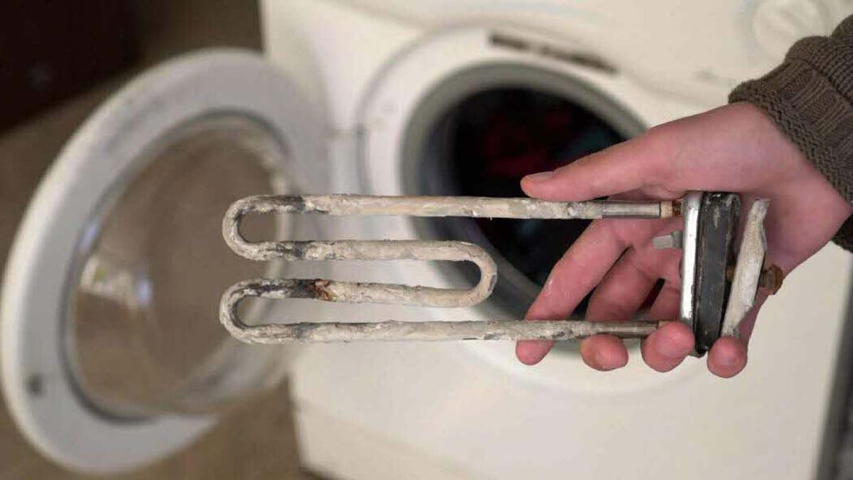 ¿Cómo puedo eliminar la cal de mi lavadora?