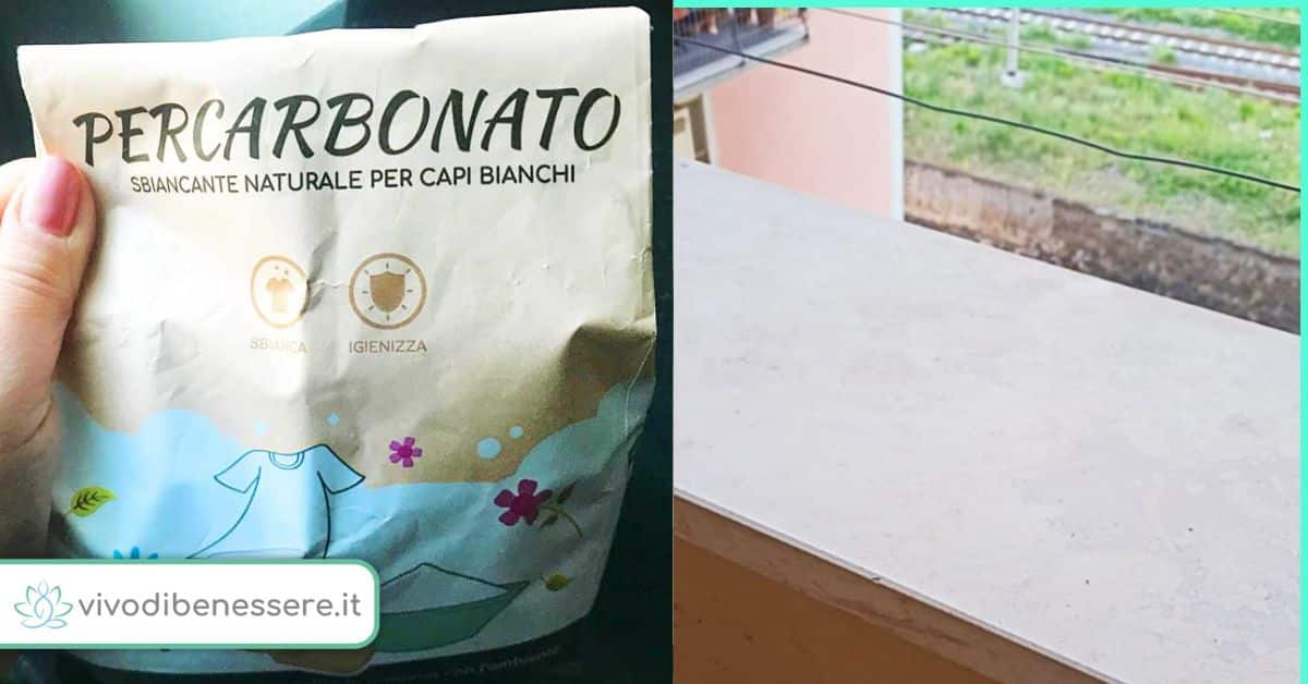 ¿Cómo limpiar las manchas del mármol del balcón con percarbonato?