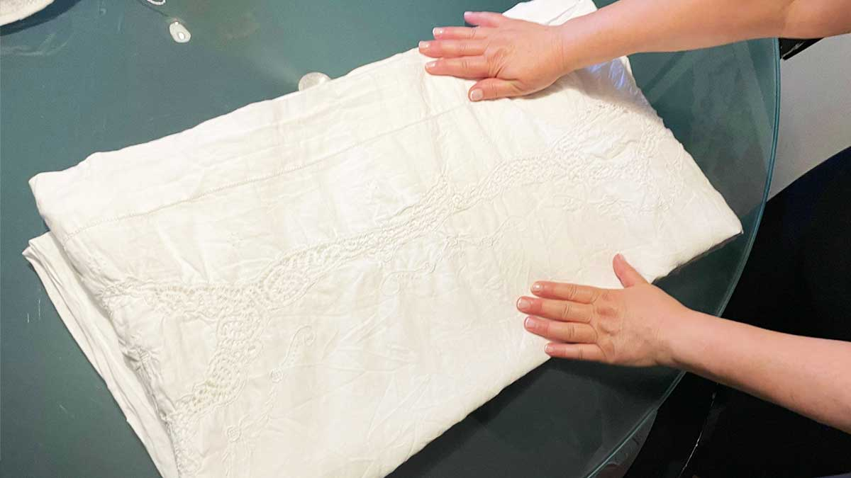 ¿Cómo blanquear sábanas y manteles de lino?