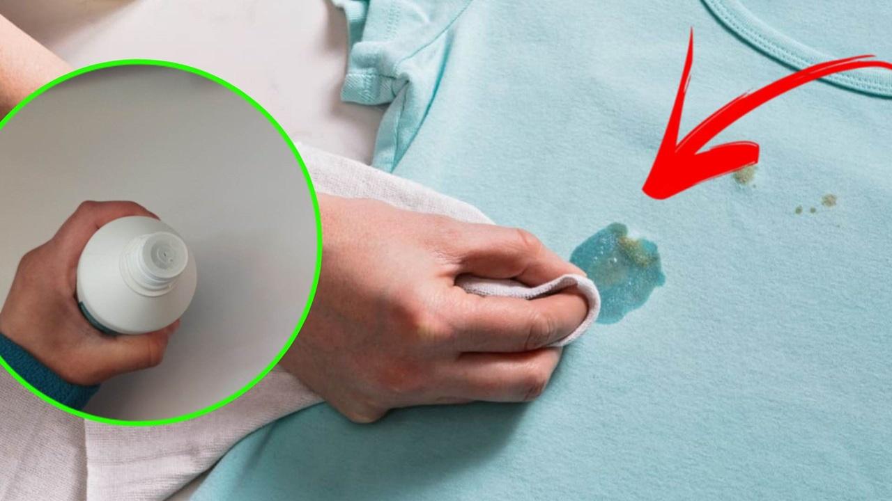 ¿Sabías que puedes quitar las manchas con peróxido de hidrógeno? Hazlo así