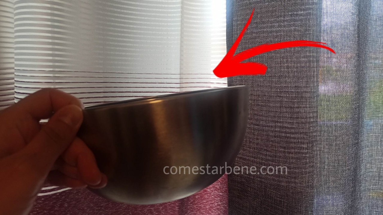 Cortinas siempre perfumadas y limpias con el cuenco TRUCO