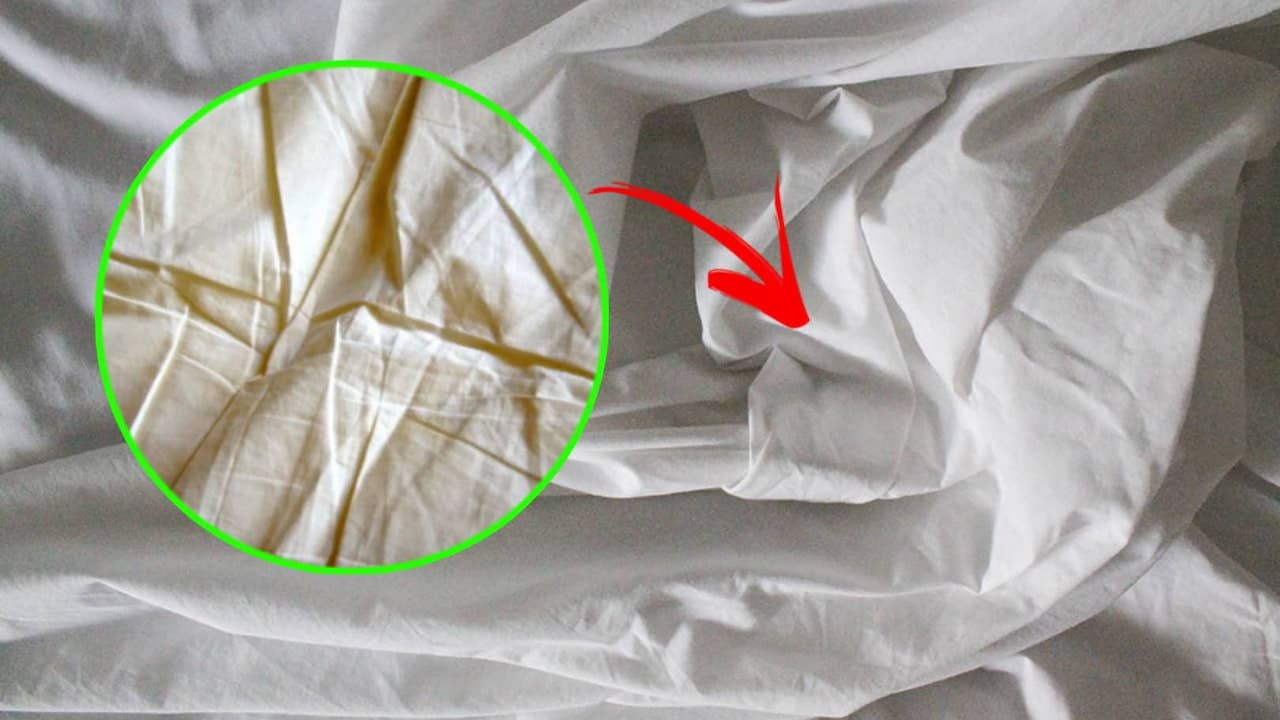 ¡El SECRETO para blanquear las sábanas amarillentas, como lo hacen los hoteles de lujo!