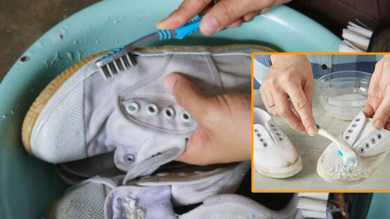 Cómo quitar las manchas de los zapatos blancos con un sencillo truco