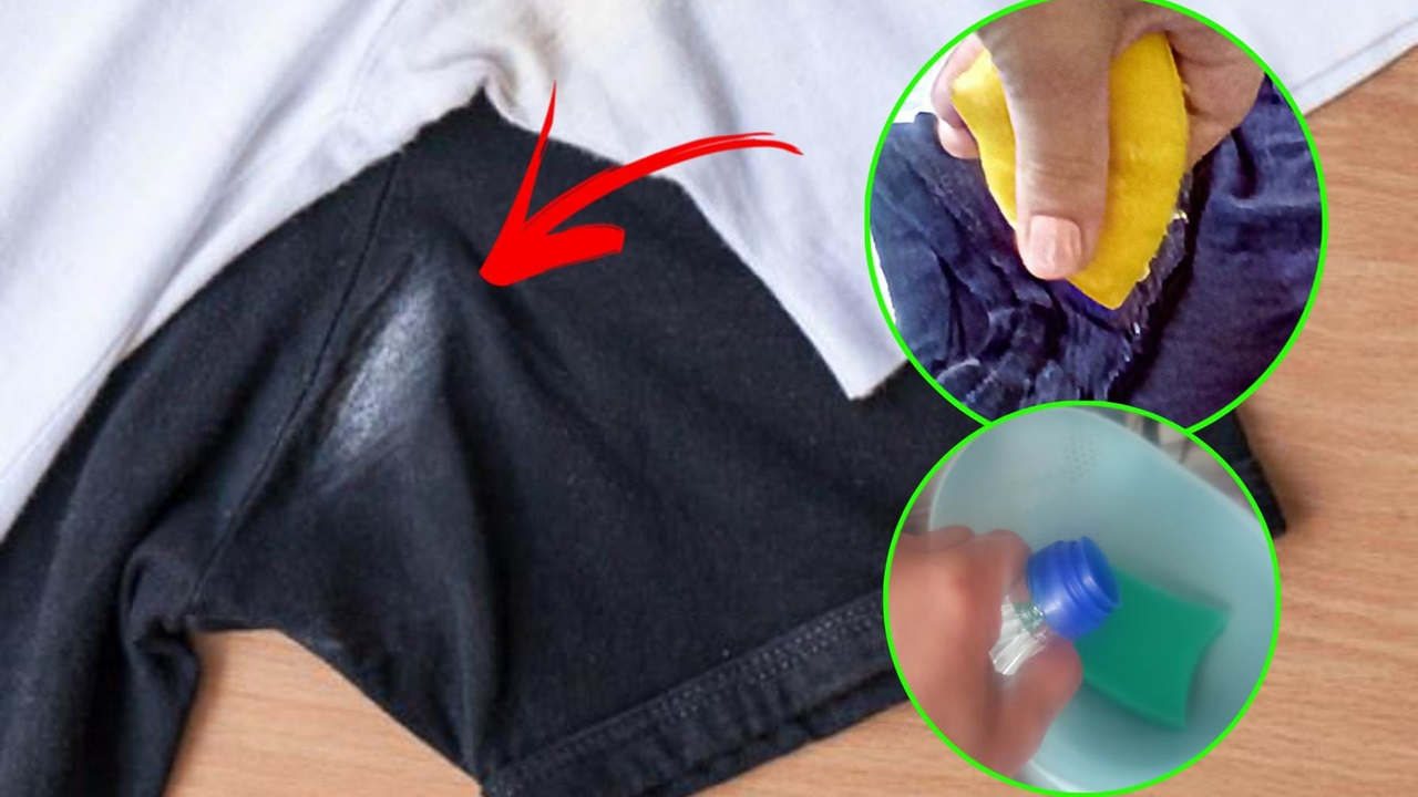 5 trucos caseros para quitar las manchas de desodorante de la ropa