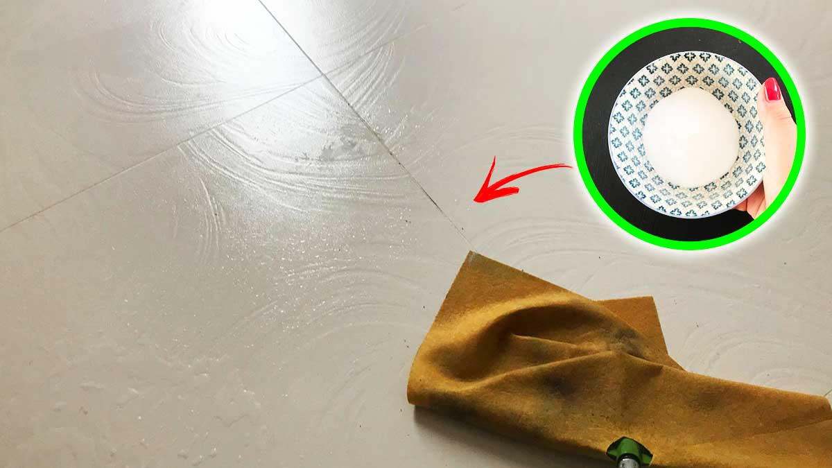 ¡Cómo limpiar un suelo ligero y que ya no tenga polvo en las juntas!