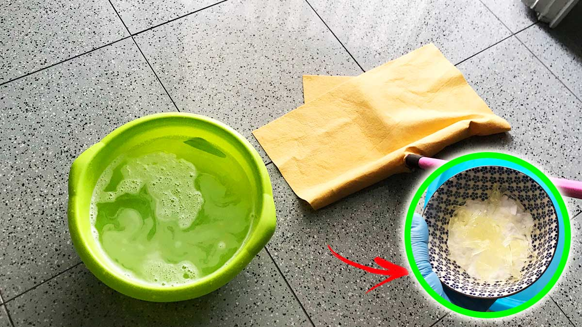 ¡Cómo quitar las manchas del suelo con un fácil detergente casero!