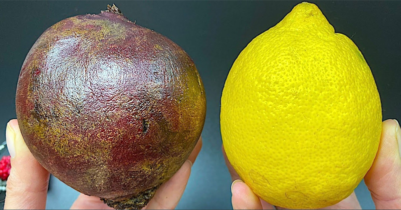 Bomba desintoxicante natural: limpieza del hígado con limón, pasas y remolacha