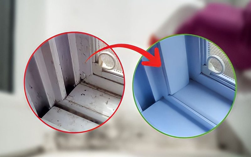 Marcos de aluminio sucios y mohosos: cómo limpiarlos en poco tiempo