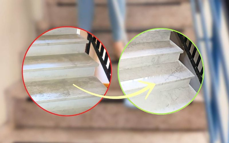 CÓMO LIMPIAR Y PULIR ESCALERAS DE MÁRMOL: PREPARA ESTE REMEDIO NATURAL