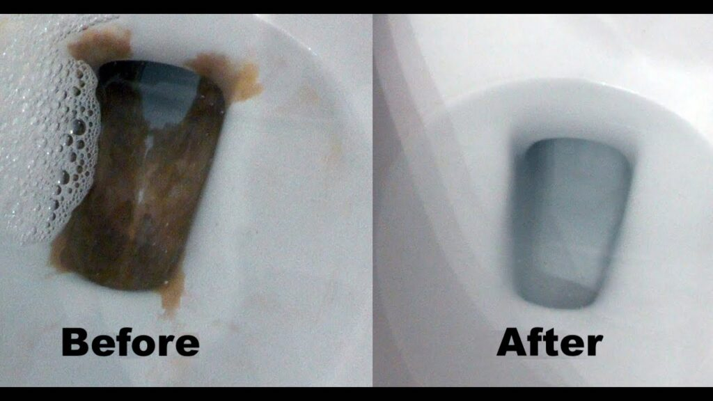 Cómo quitar manchas de agua dura en el inodoro