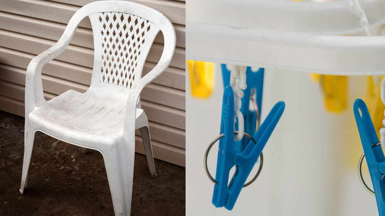 Cómo usar jabón amarillo para limpiar sillas blancas y tendederos