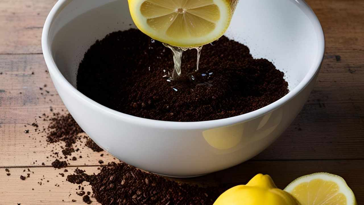 Posos de café y limón: si hubiera sabido esto antes