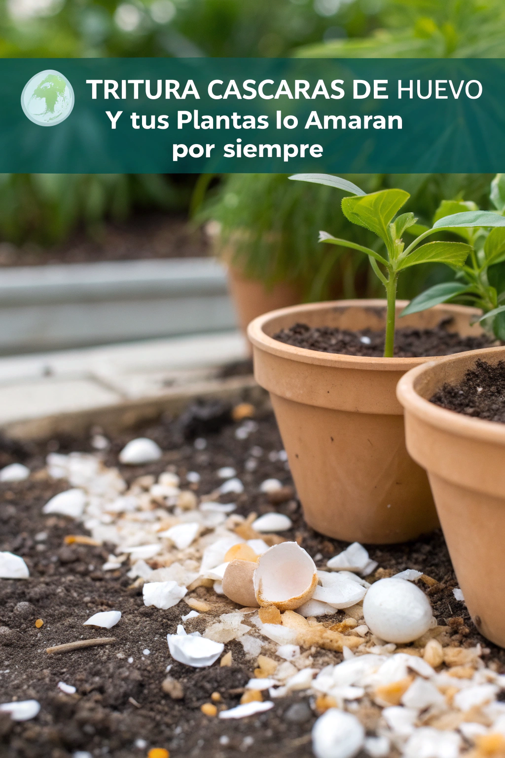 Tritura cáscaras de huevo y tus plantas lo amarán por siempre