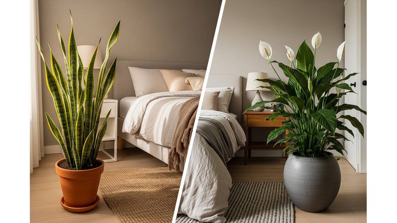 7 Plantas de Dormitorio que Purifican el Aire Mientras Duermes