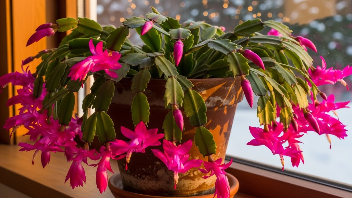 7 secretos para mantener tu cactus de Navidad lleno de flores