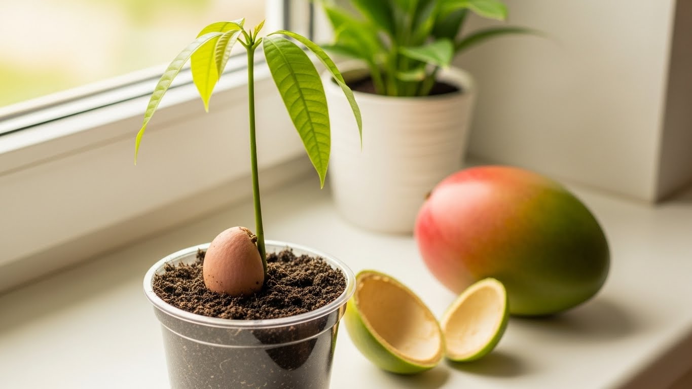 Cultiva tu propio mango en casa con este truco sorprendentemente fácil