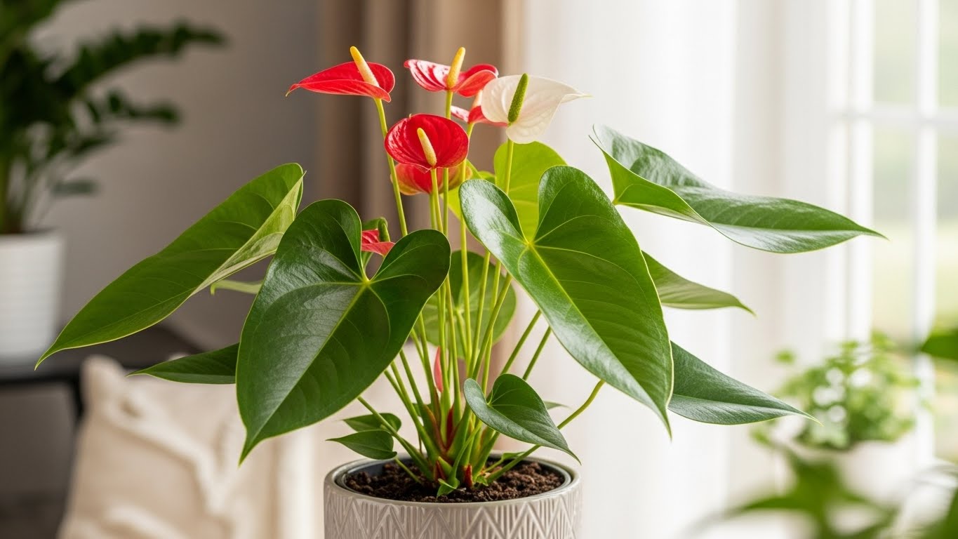 Mantén tu anturio floreciendo hermosamente todo el año