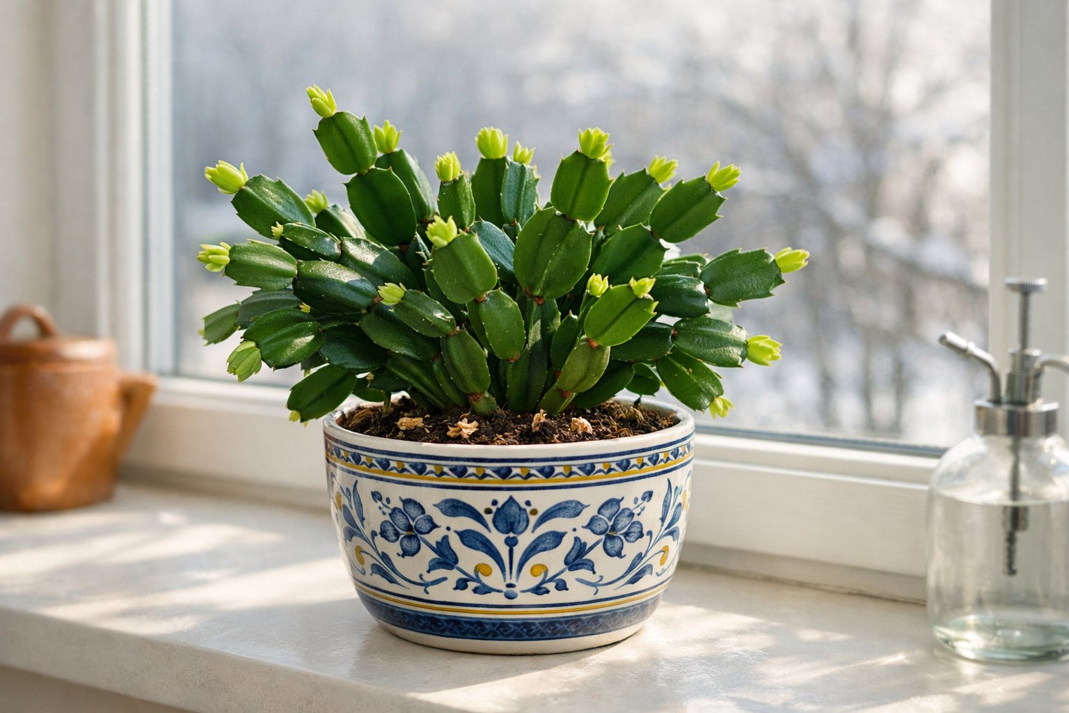 5 movimientos de enero que ayudan a que tu cactus de Navidad se recupere rápido