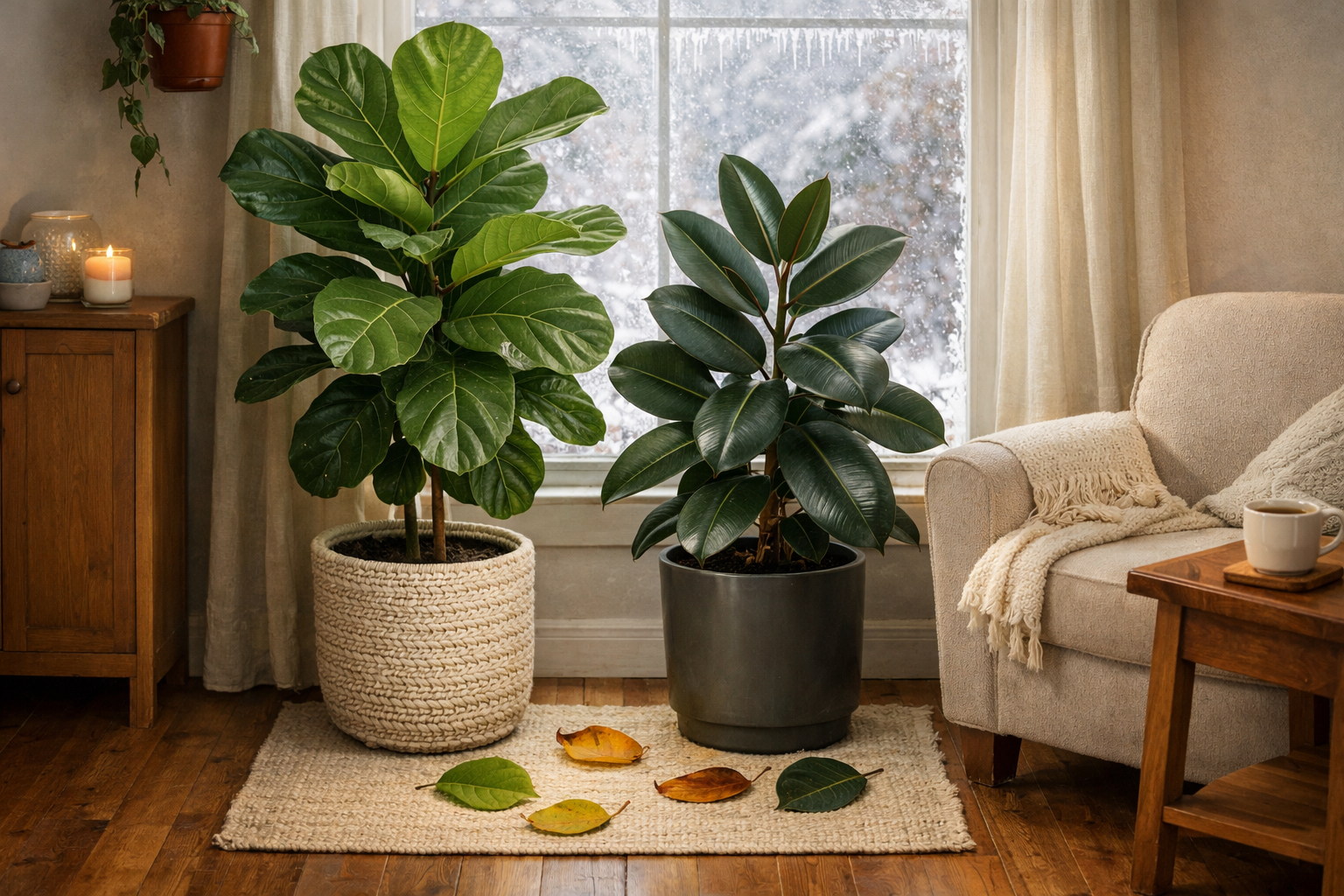 8 plantas de interior que pierden hojas en invierno