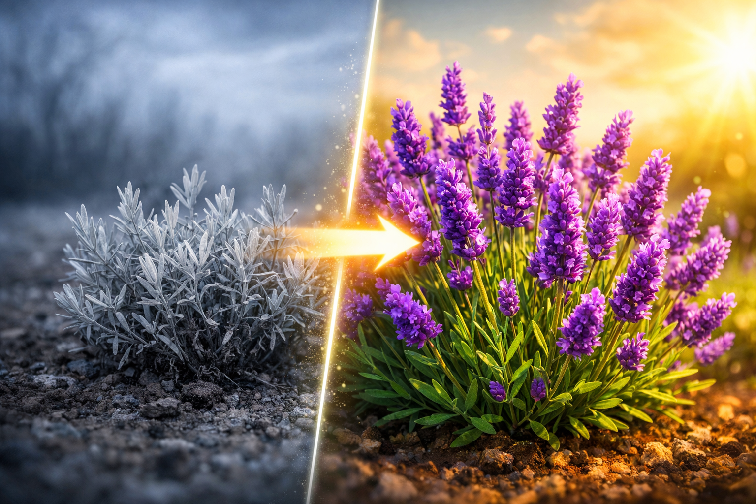 Cómo preparar la lavanda en enero para una floración abundante en primavera