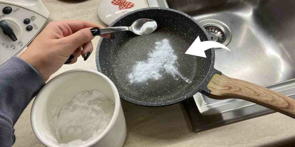 Echas bicarbonato en la sartén, después de 1 minuto ocurre algo inesperado