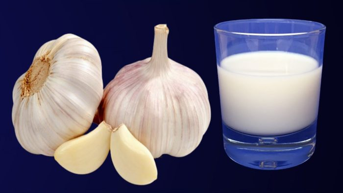 Mezcla ajo con leche y me lo agradecerás