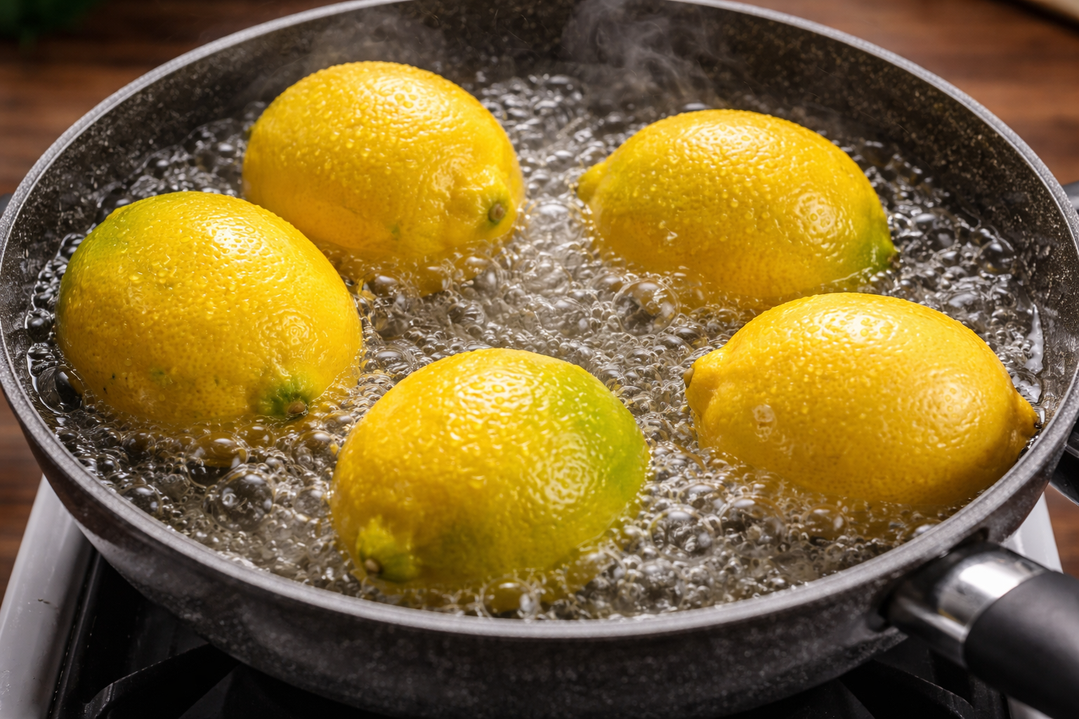 Agrega limón al agua hirviendo y descubre qué sucede