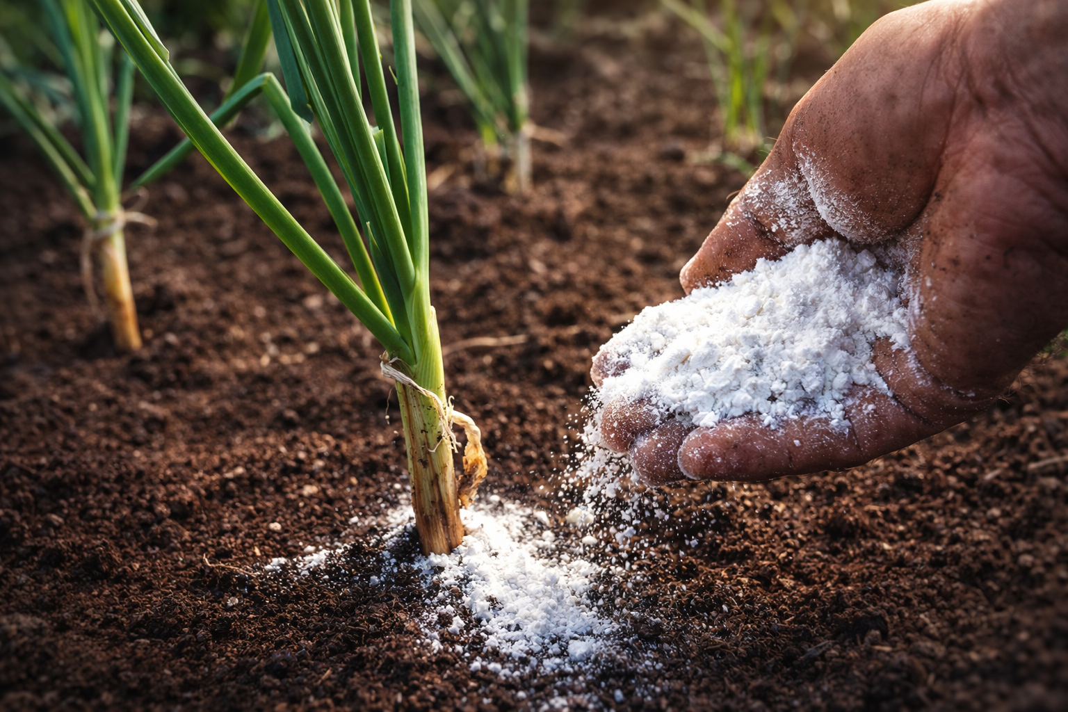 Alimenta las cebollas con este fertilizante en junio; crecerán mucho cada año.