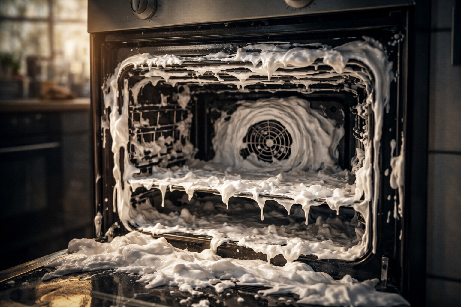 Aplica espuma de afeitar en el horno: paso a paso sencillo y efectivo