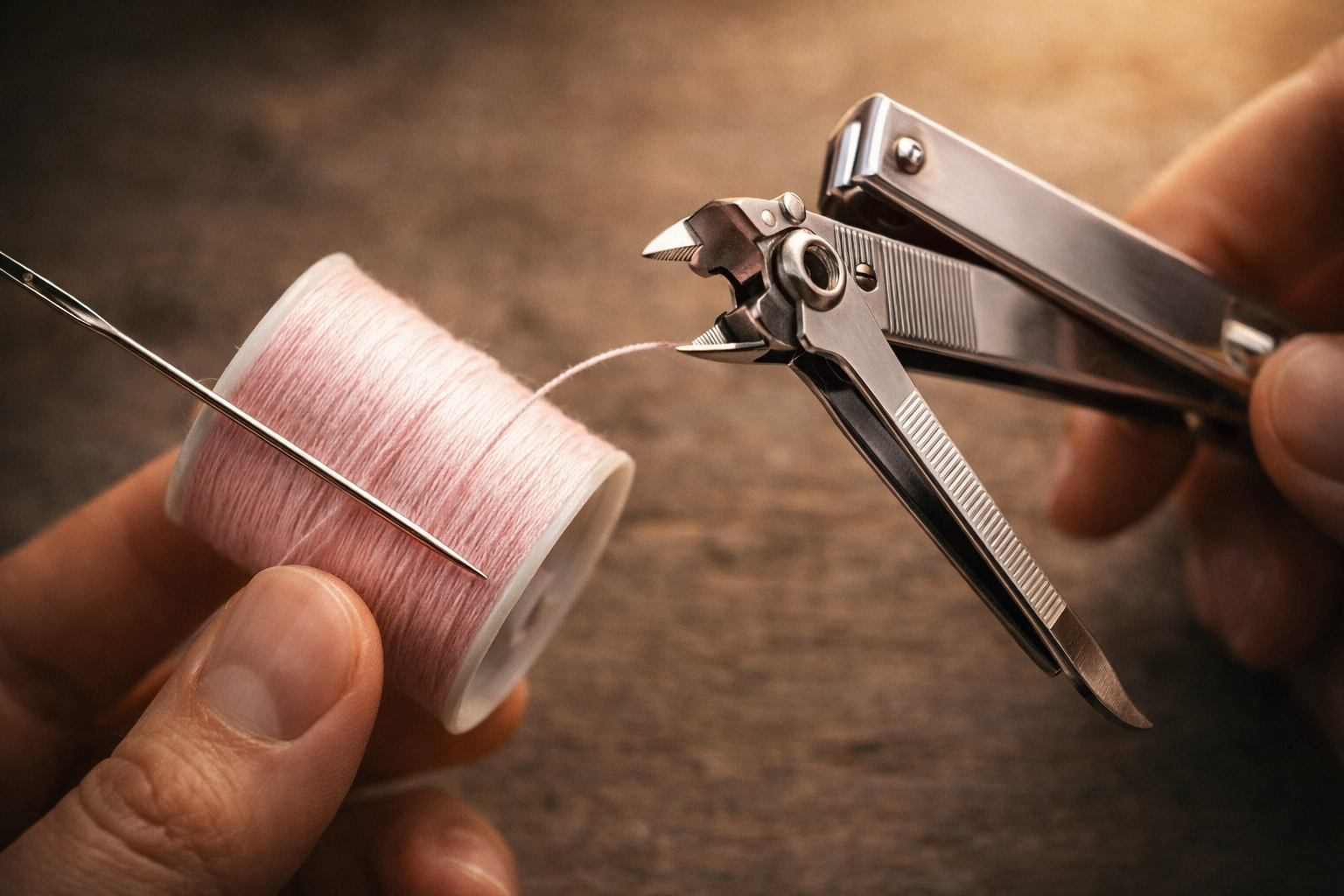 Aprende a enhebrar una aguja al instante con objetos caseros fáciles