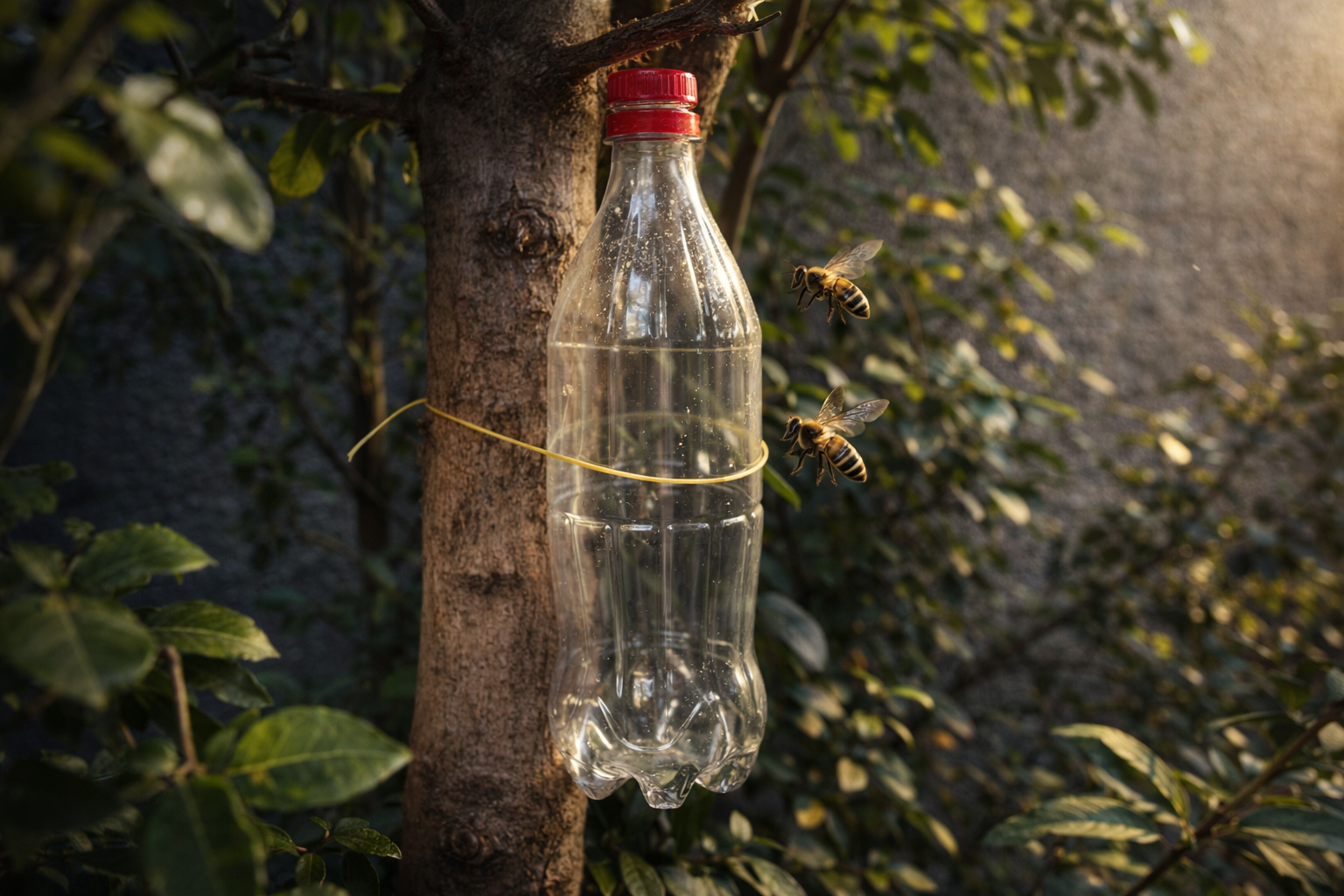 Ata una botella a un árbol y te lo agradecerá por 30 años
