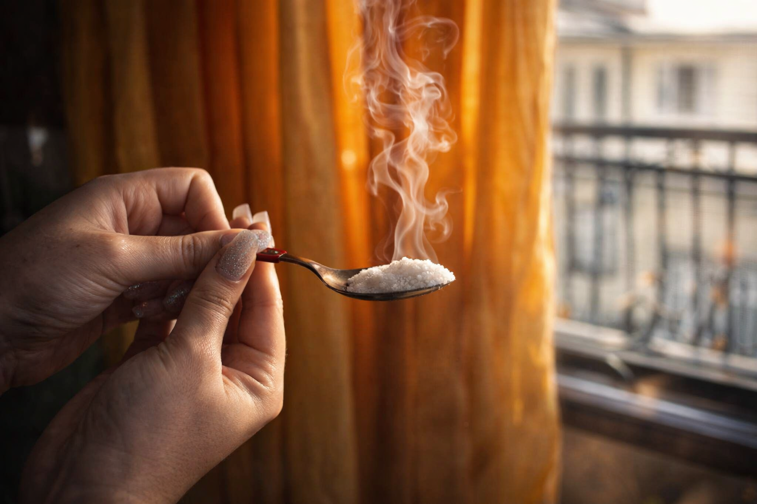 Cinco veces más eficaz que un ventilador: extiende una cucharada en las cortinas y refresca todo el ambiente