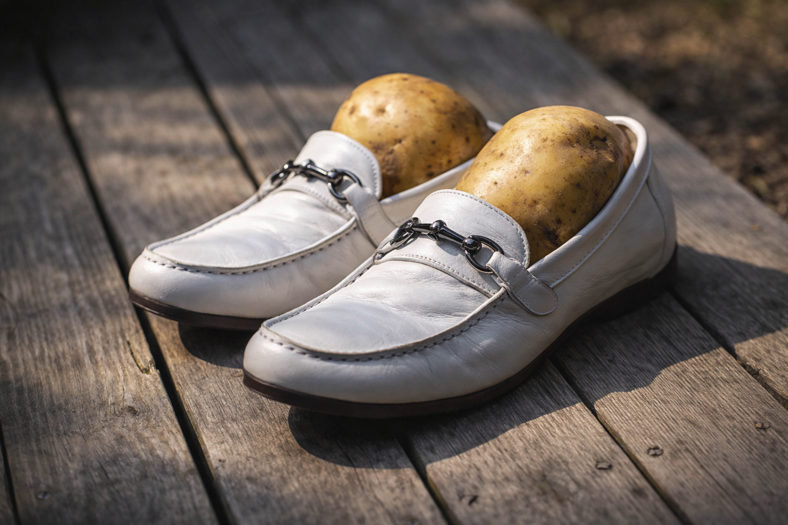 Coloca una patata en tus zapatos antes de dormir: descubre por qué tanta gente lo hace