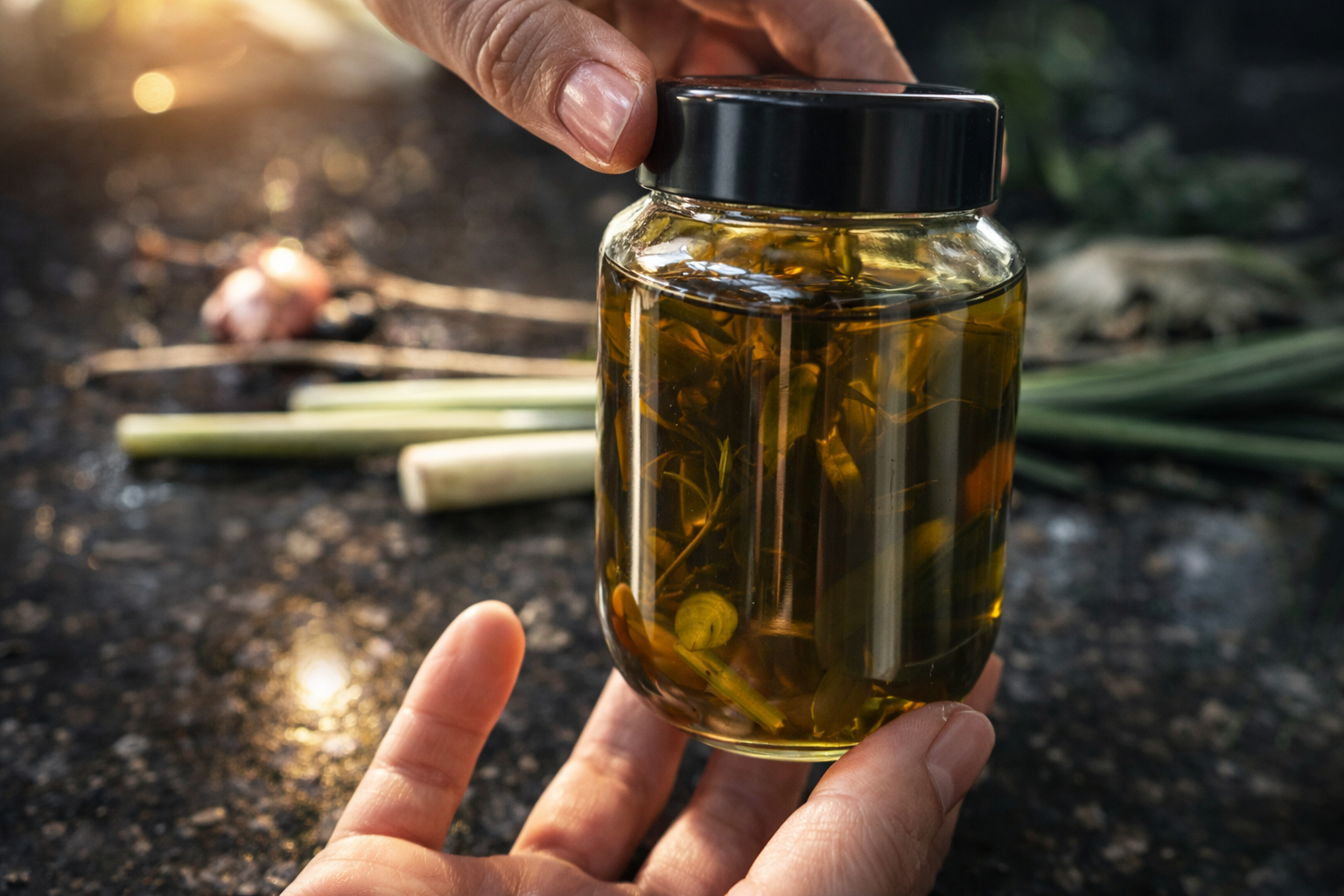Cómo extraer aceite de cualquier planta de tu casa en solo 5 minutos