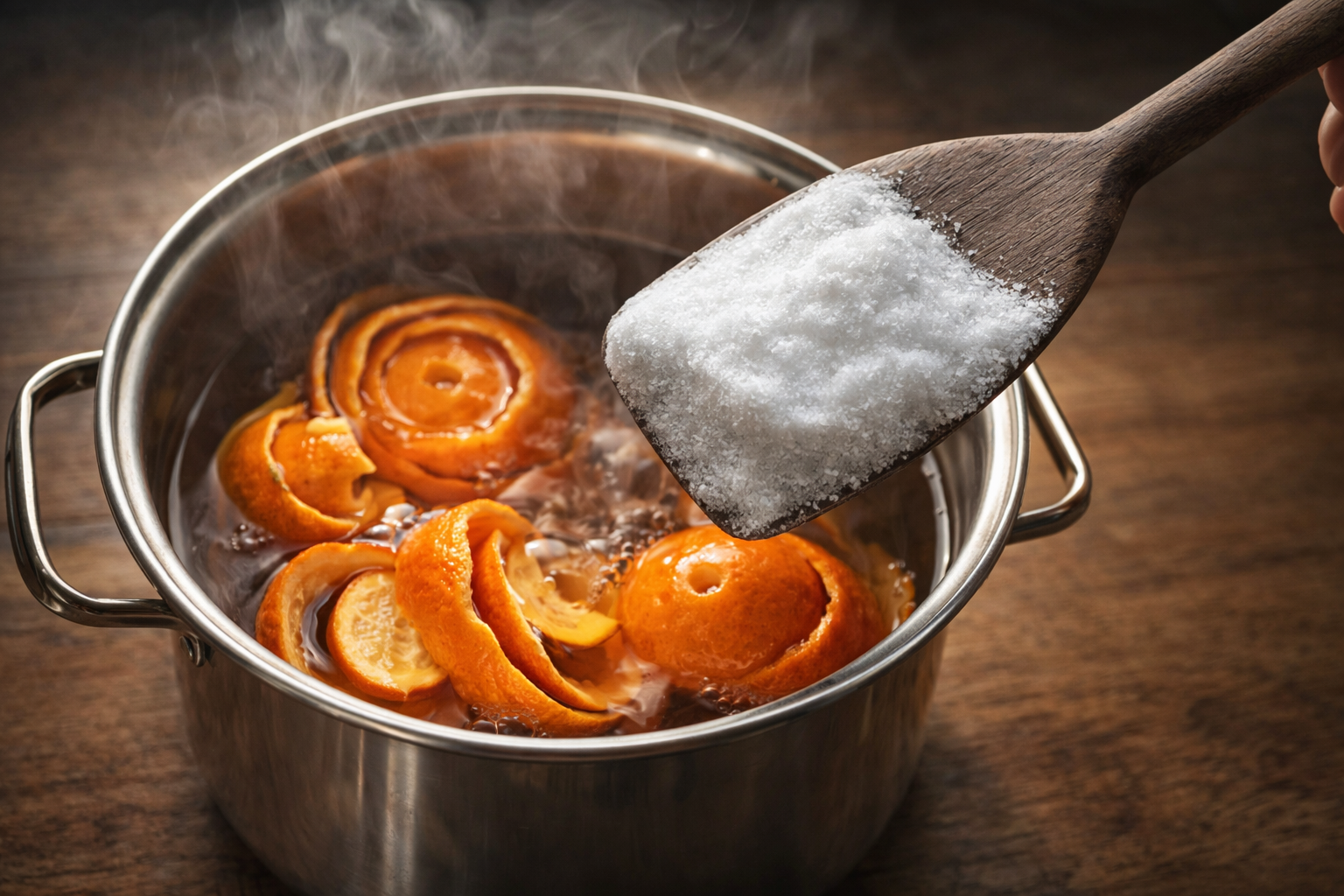 Detergente casero con cáscaras de naranja: económico y eficaz