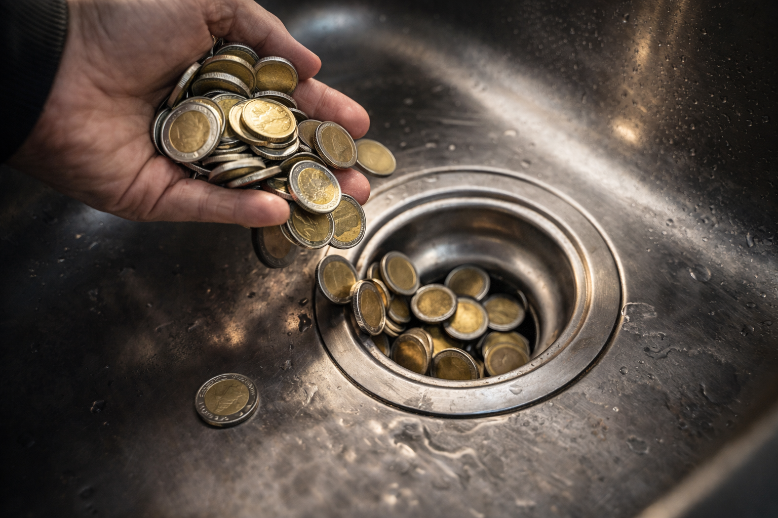 El Truco de las Monedas: El Secreto Sencillo para un Fregadero Siempre Limpio y Brillante