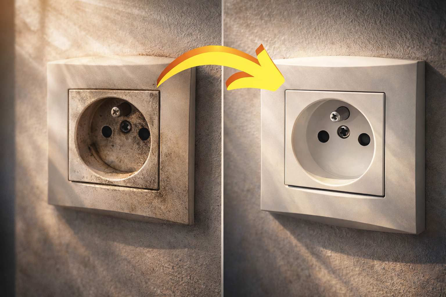 El truco de los electricistas para limpiar a la perfección un enchufe revelado