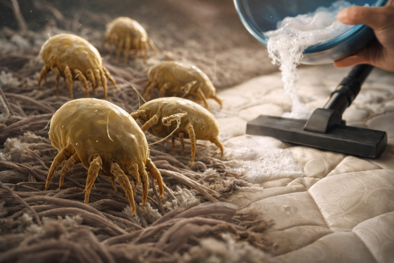 Elimina manchas, ácaros y olores: limpieza profunda del colchón