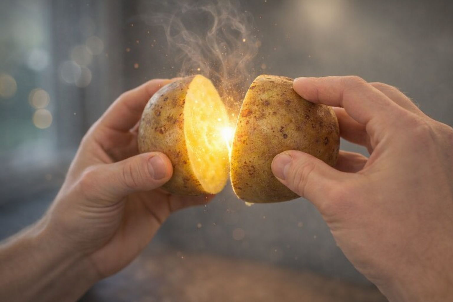 Es sorprendente que muchos froten una patata en los espejos