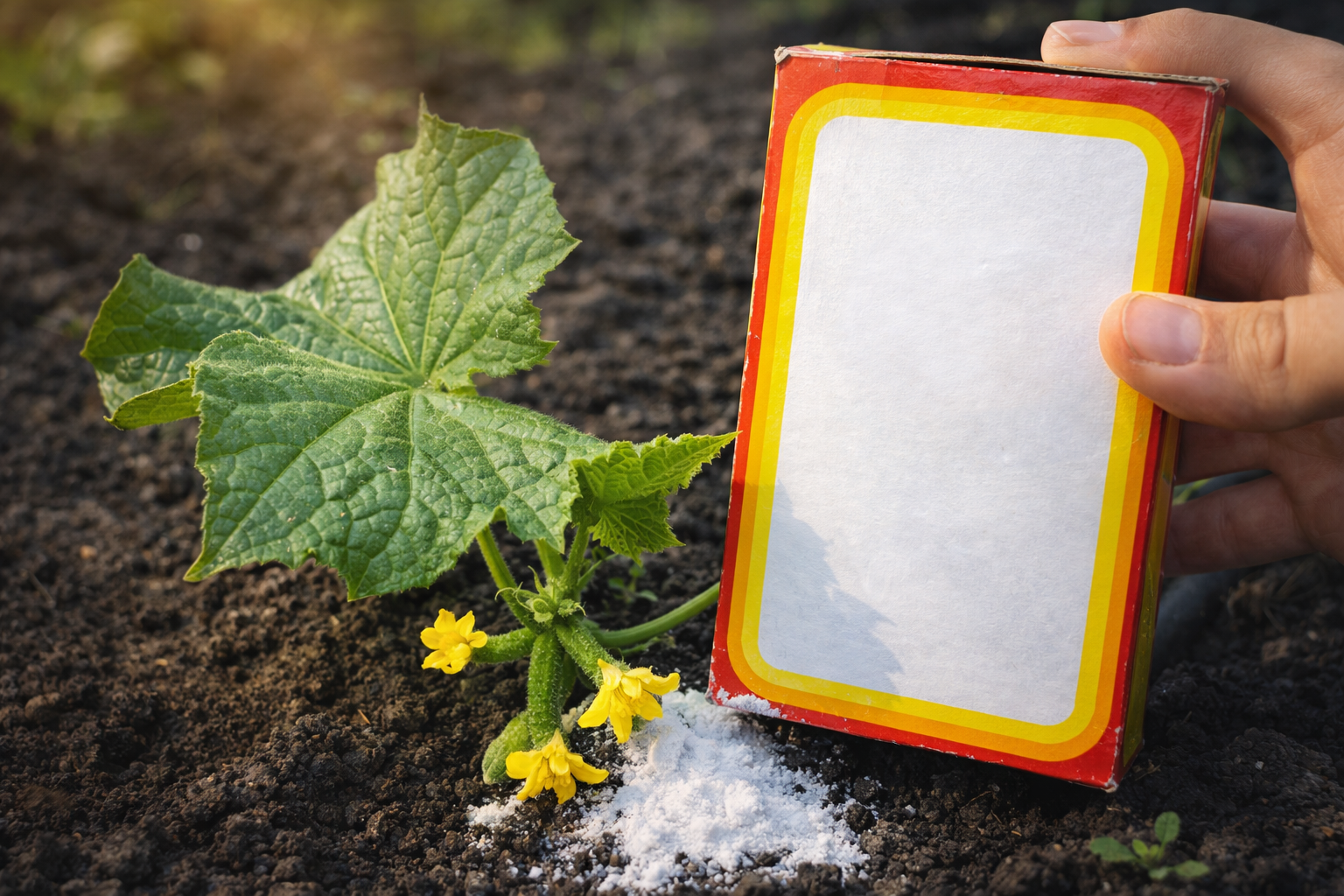 Espolvorea sobre los pepinos y los cosecharás del jardín hasta la llegada del otoño.