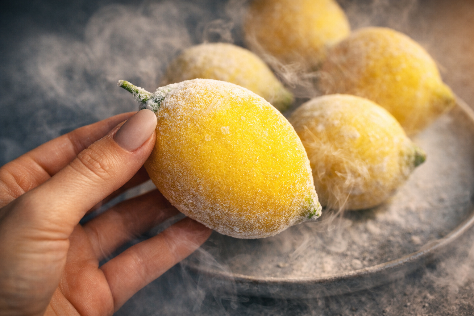 Este truco con limón congelado mejoró mi verano